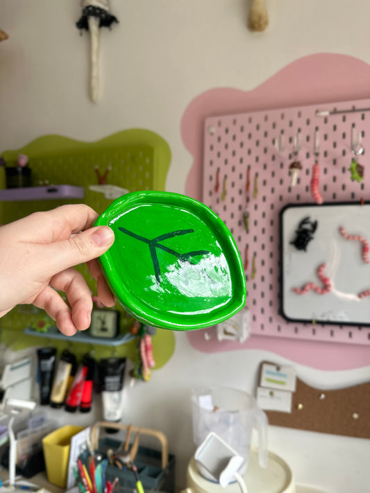 Leaf Shaped Trinket Dish