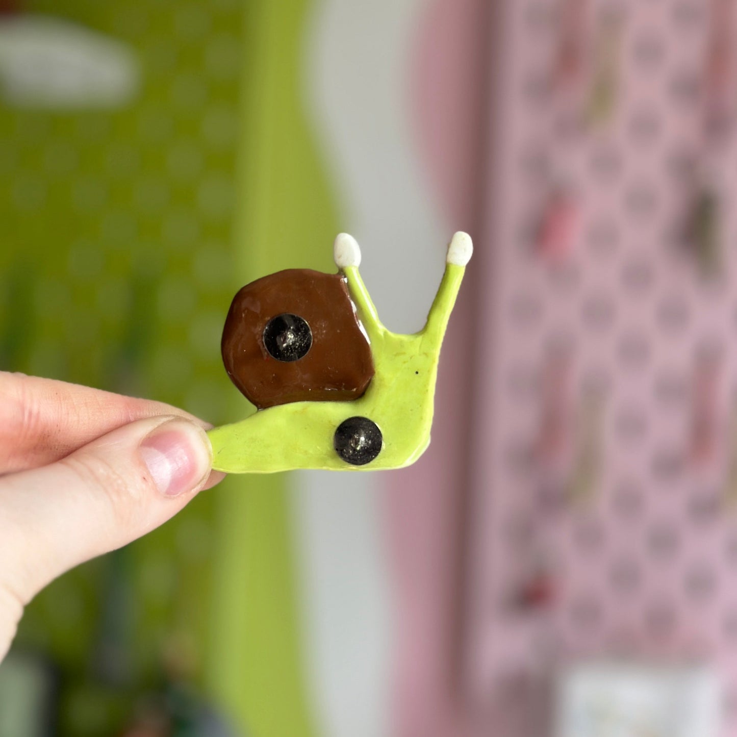 Snail Pin Badge
