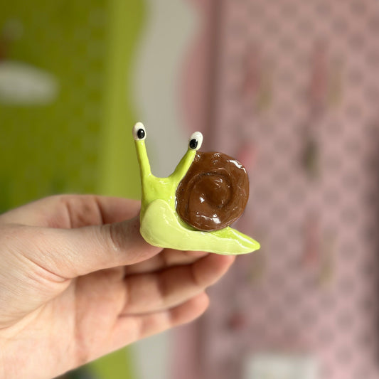 Snail Pin Badge