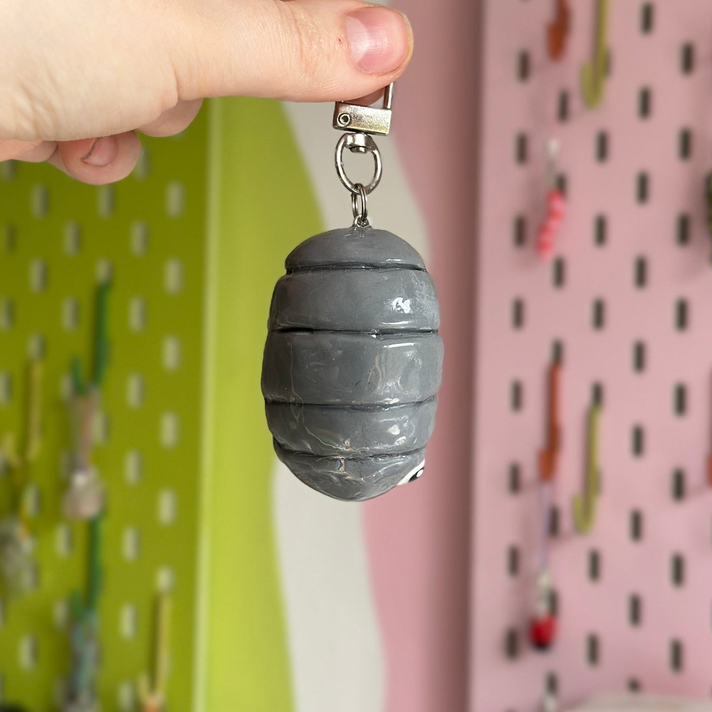 Giant Worrylouse Keyring