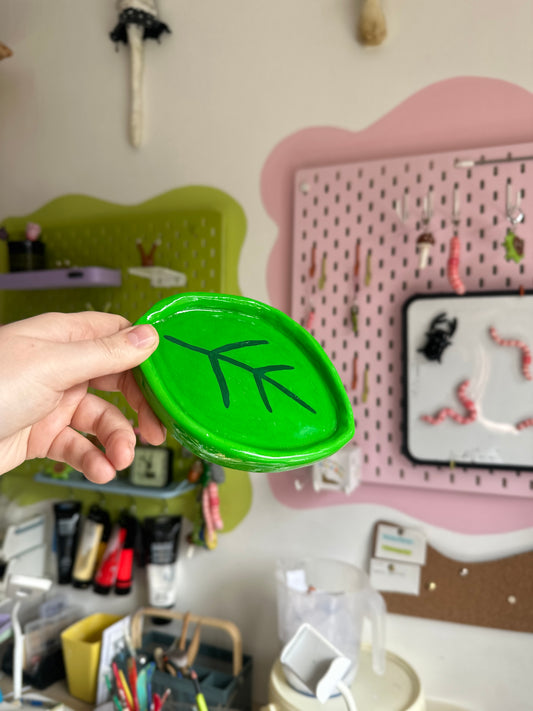 Leaf Shaped Trinket Dish
