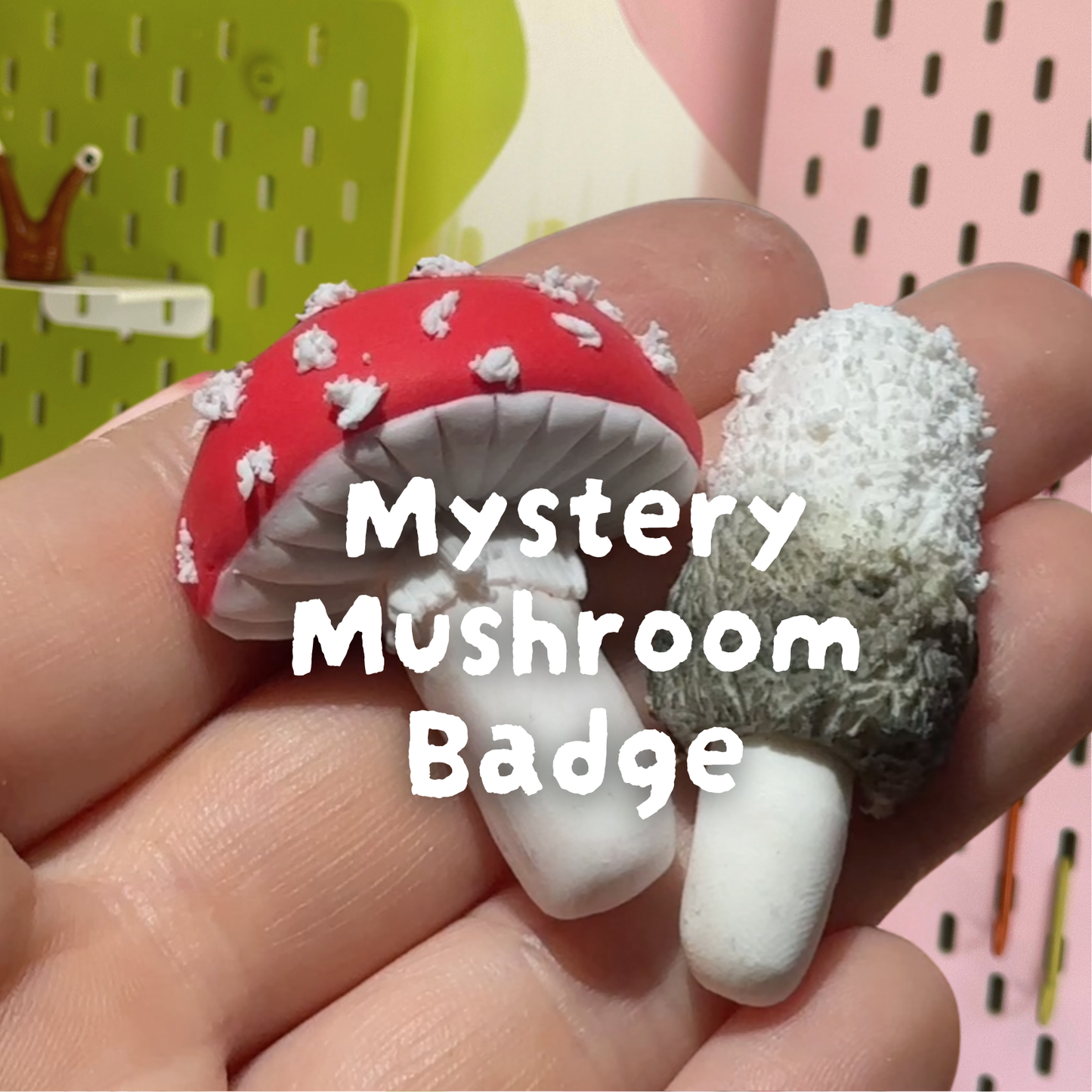 Mystery Mushroom Pin